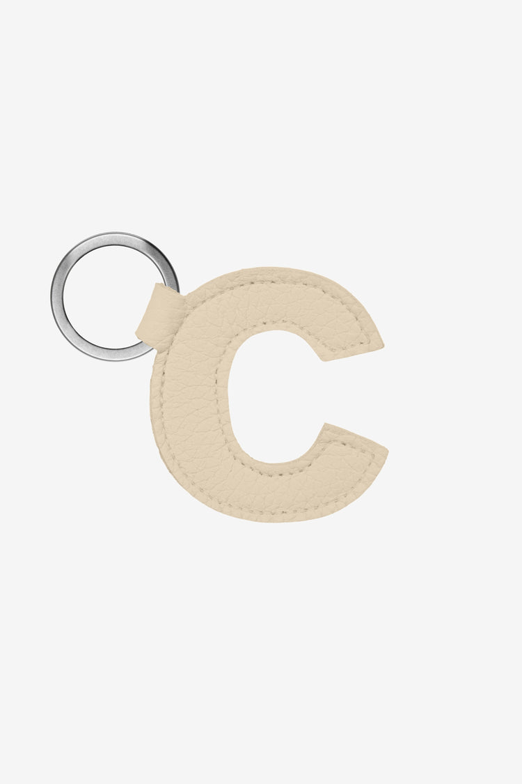 RLH520 - Leather Alphabet Keychain