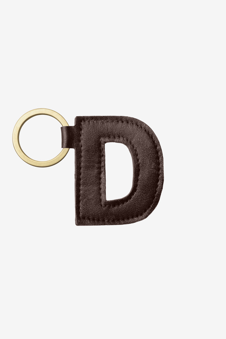 RLH520 - Leather Alphabet Keychain
