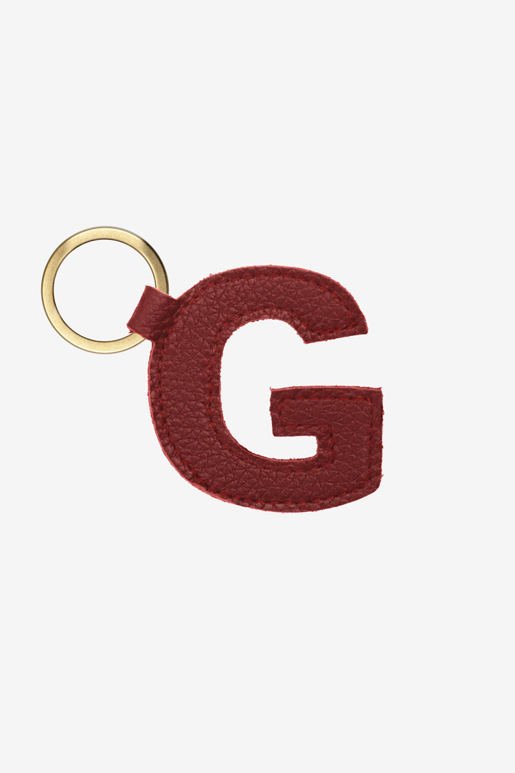 RLH520 - Leather Alphabet Keychain