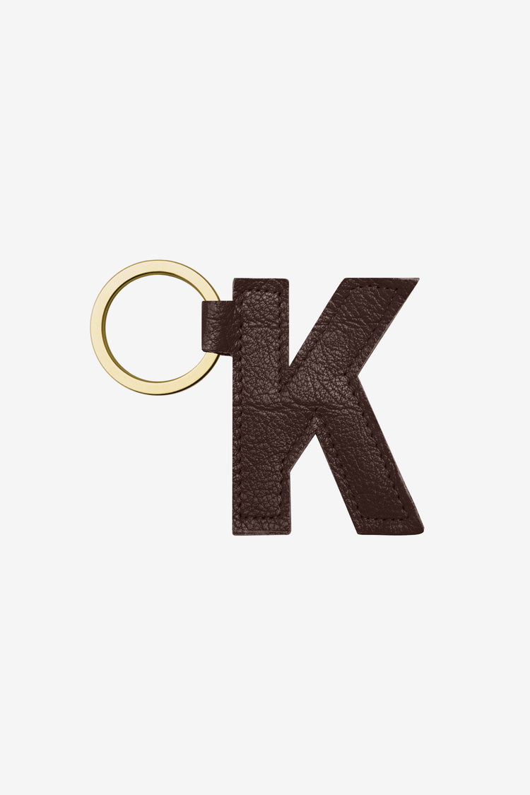 RLH520 - Leather Alphabet Keychain
