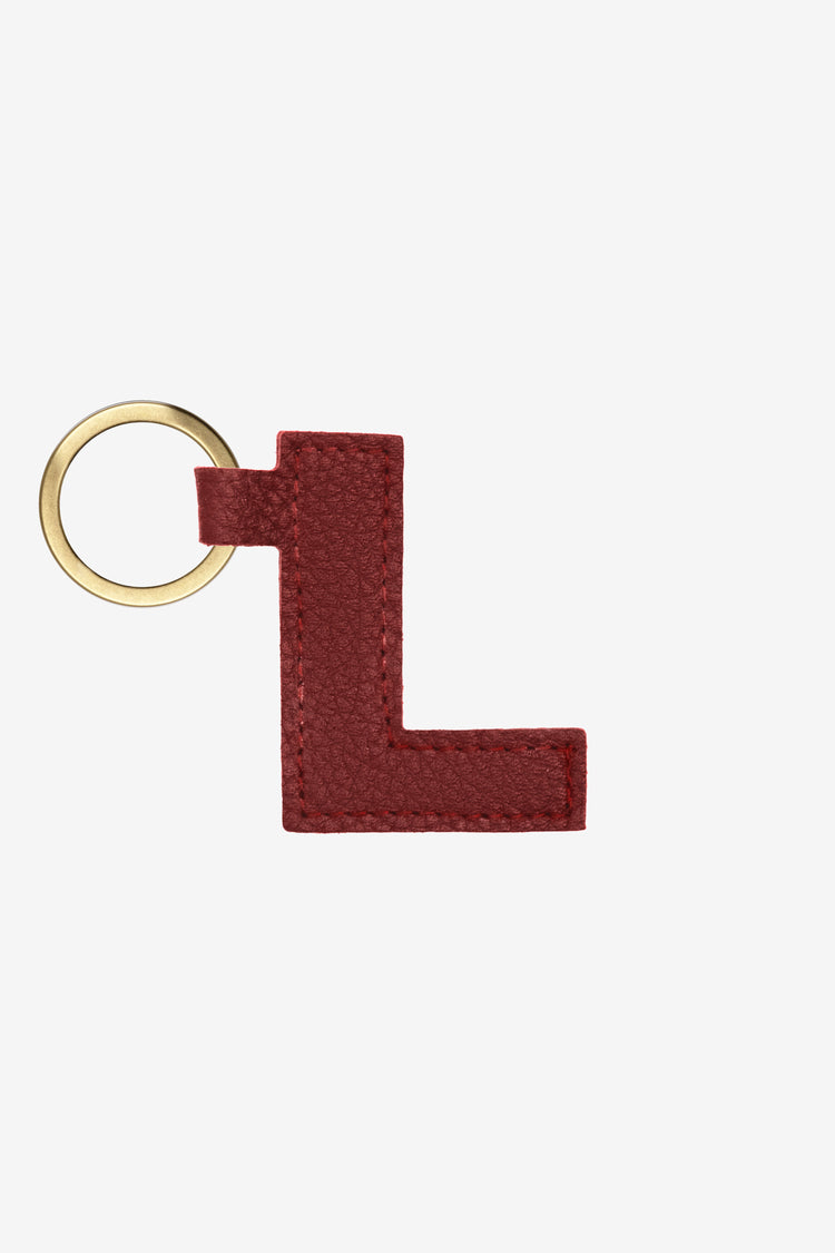 RLH520 - Leather Alphabet Keychain