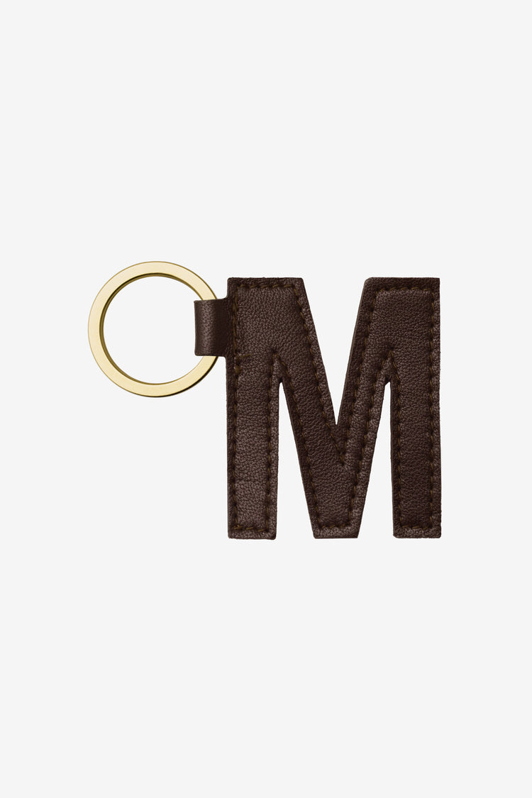 RLH520 - Leather Alphabet Keychain