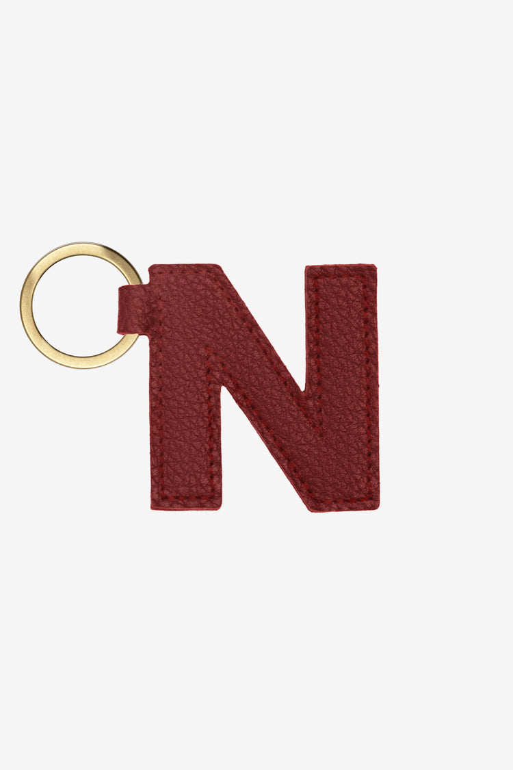 RLH520 - Leather Alphabet Keychain