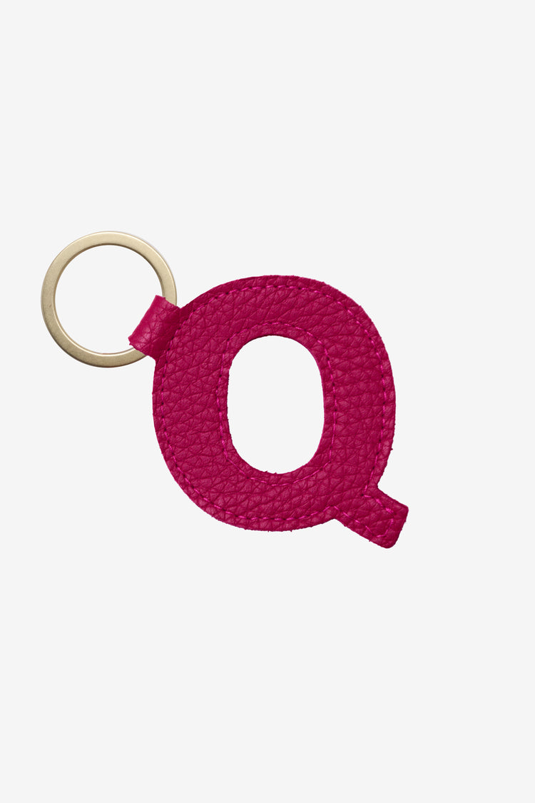 RLH520 - Leather Alphabet Keychain