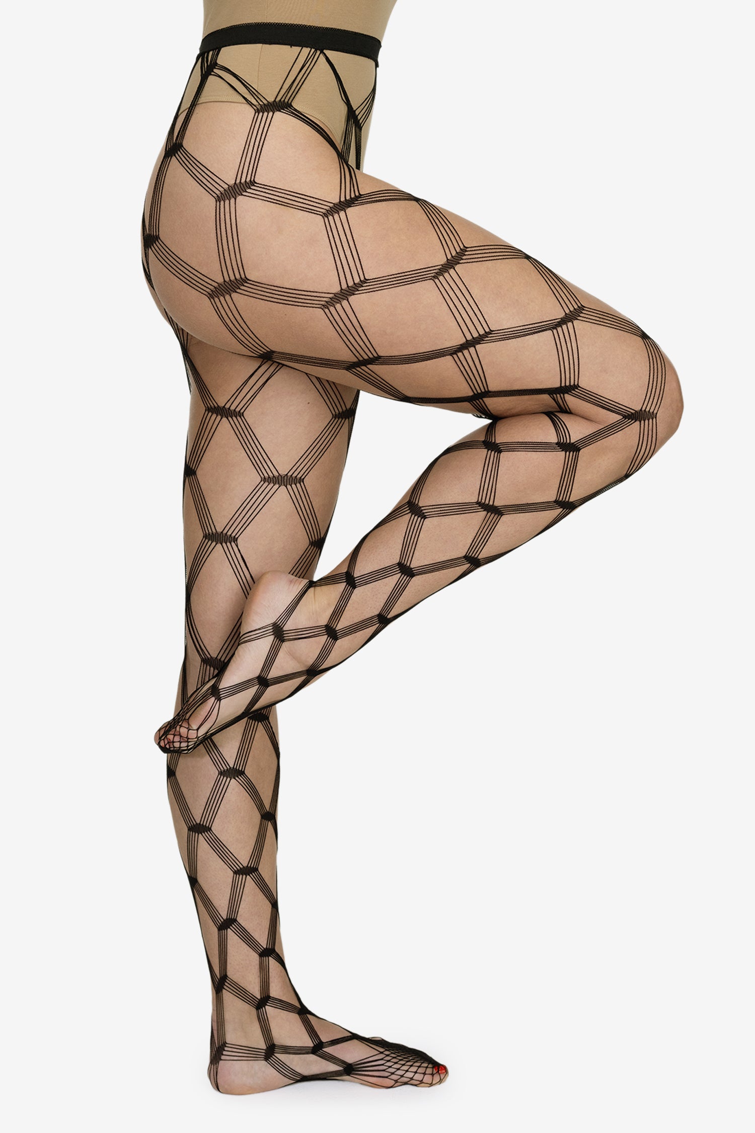 RN PHGM Geo Mesh Fishnet Tights Los Angeles Apparel