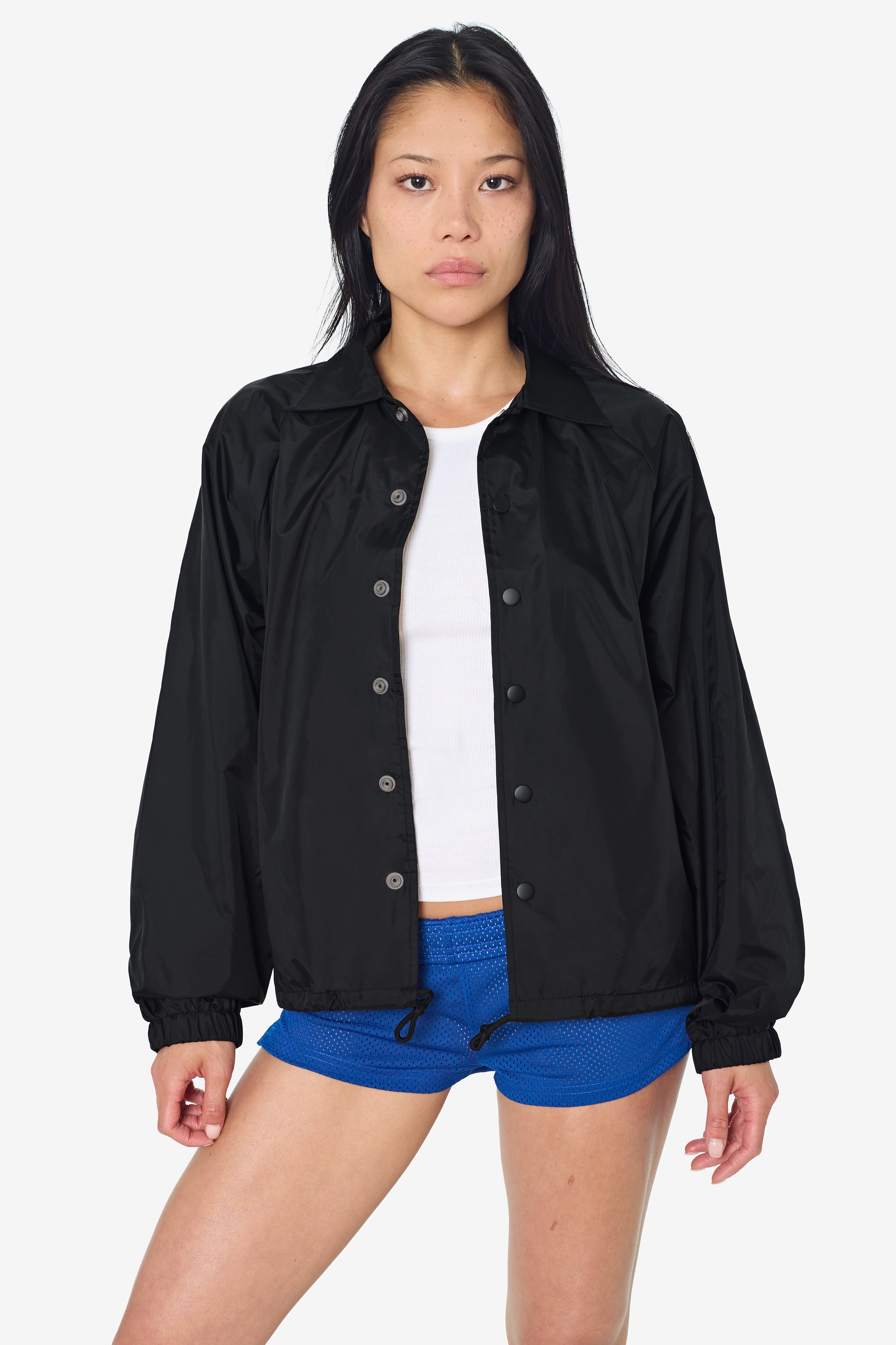 r*a様 Goldwin Nylon Coach Jacket BLACK3 RNF401 - Nylon Raglan Coaches Jacket – Los Angeles Apparel