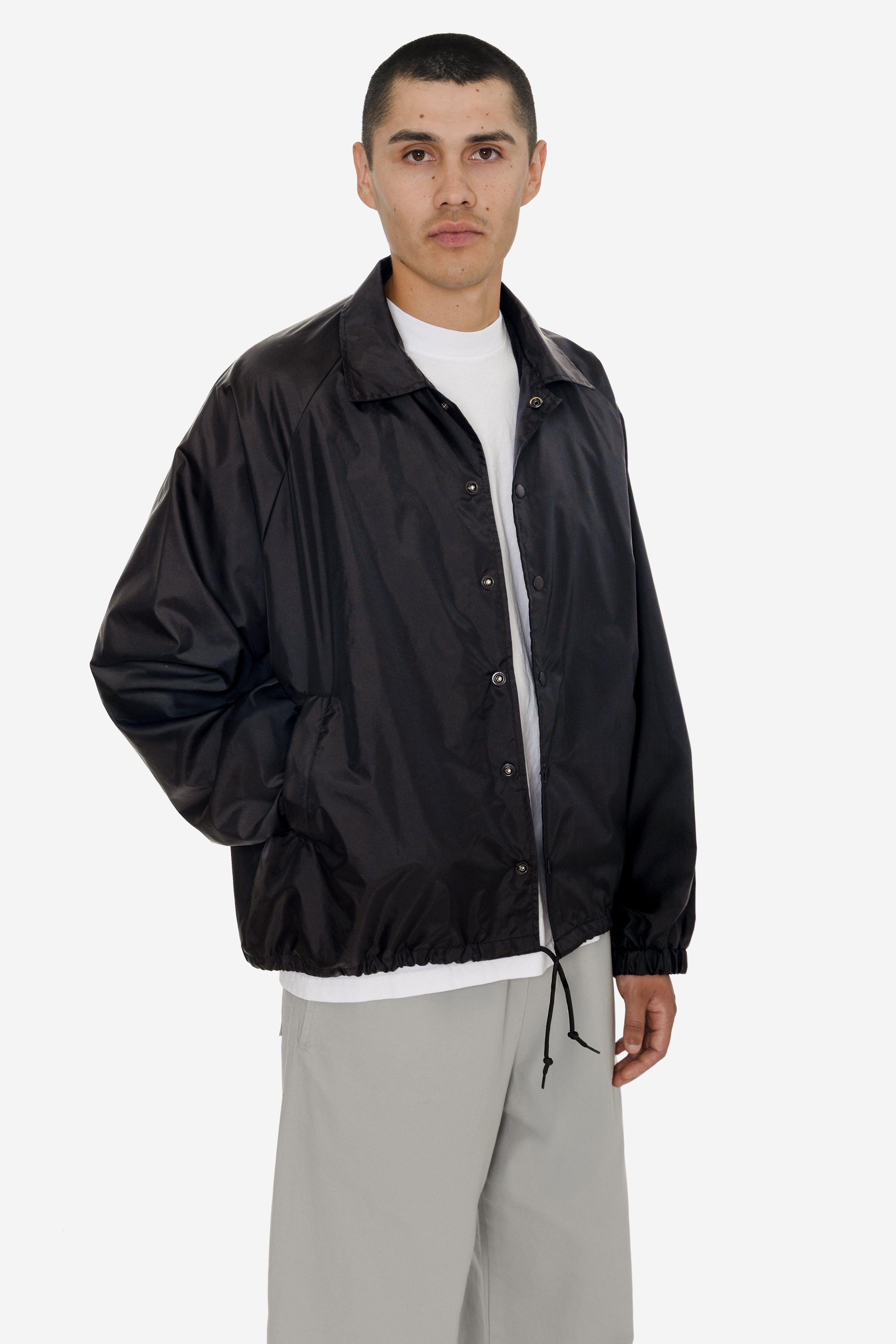 RNF401 - Nylon Raglan Coaches Jacket – Los Angeles Apparel