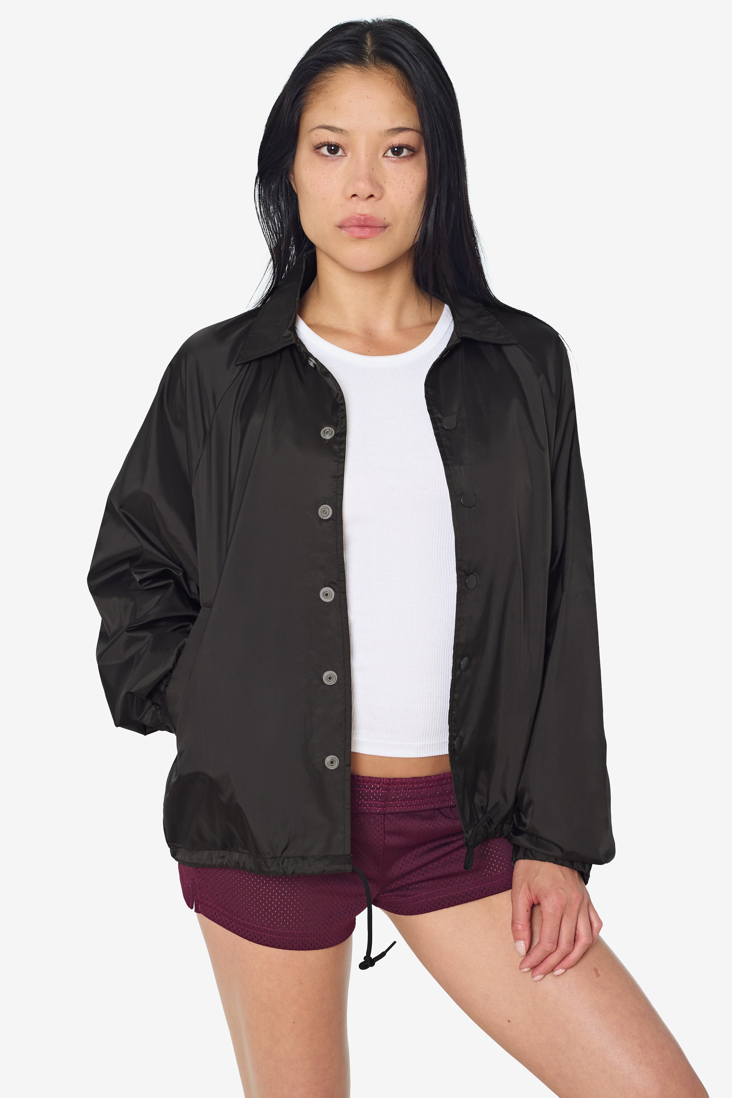 r*a様 Goldwin Nylon Coach Jacket BLACK3 RNF401 - Nylon Raglan Coaches Jacket – Los Angeles Apparel