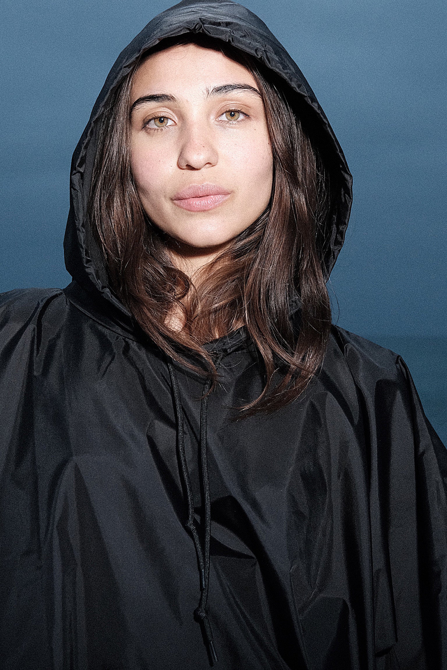 RNF419 - Hooded Nylon Rain Poncho – Los Angeles Apparel