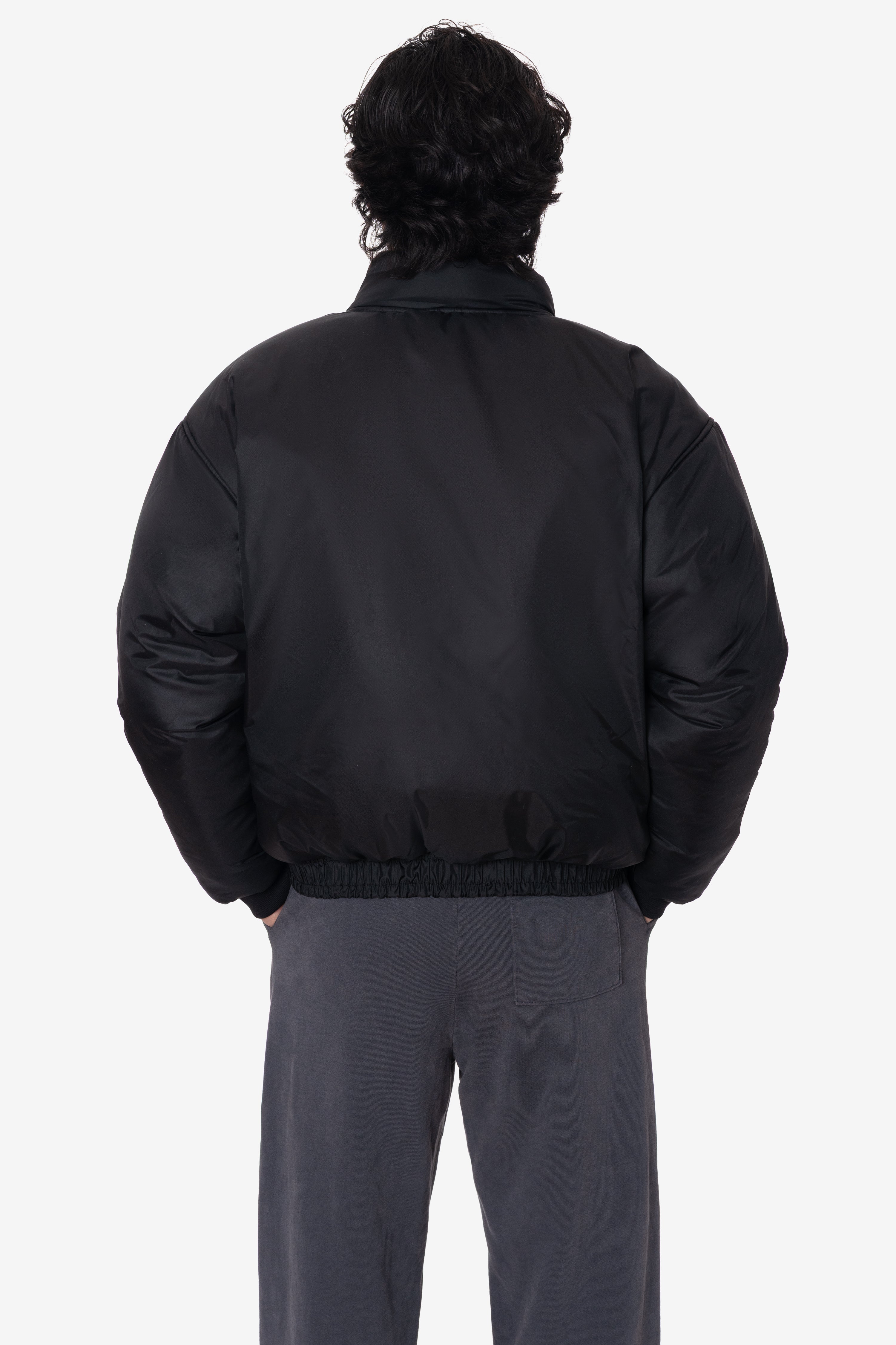 RNF455 - Nylon Taffeta Puffy Winter Jacket – Los Angeles Apparel