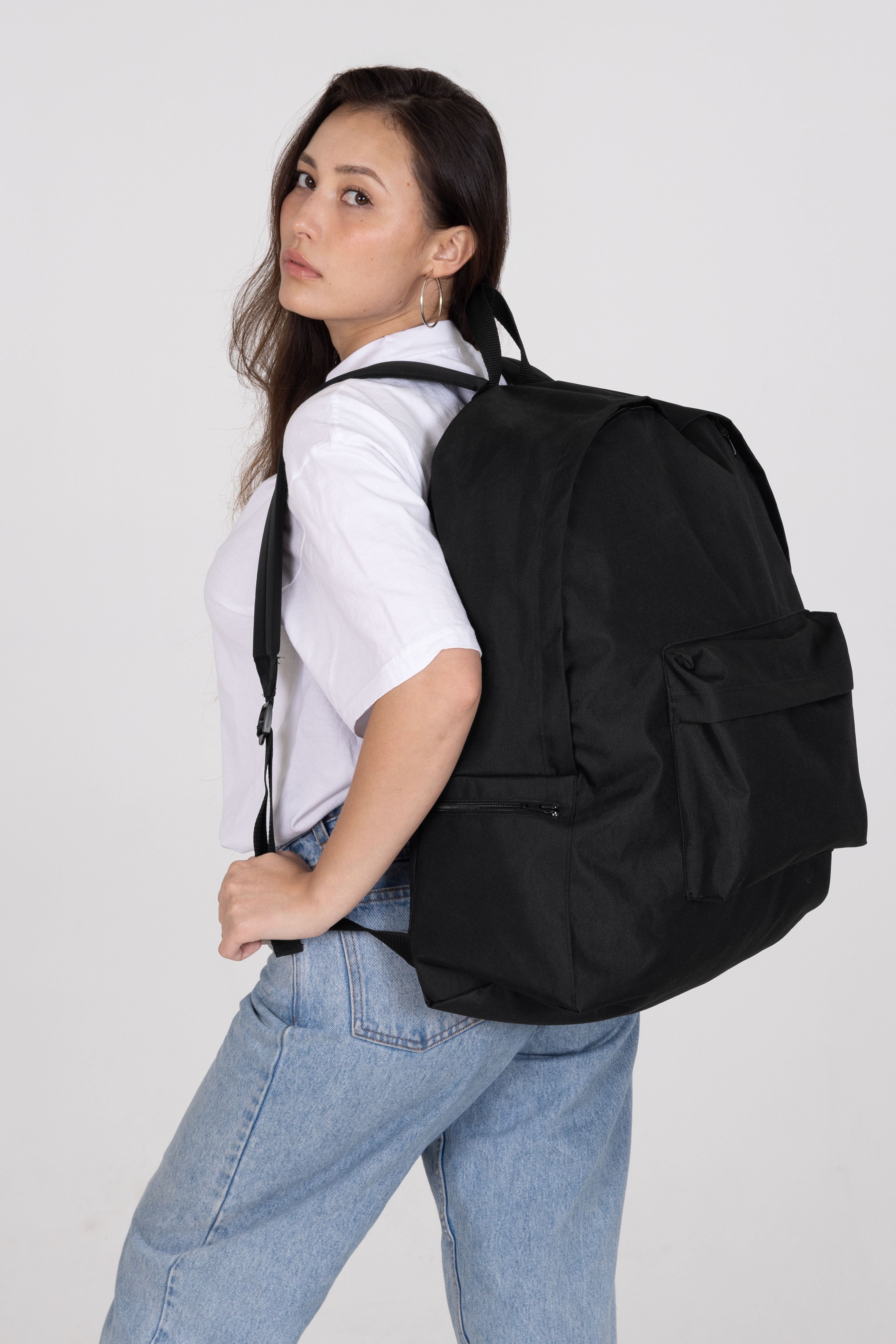 Large nylon backpack sale