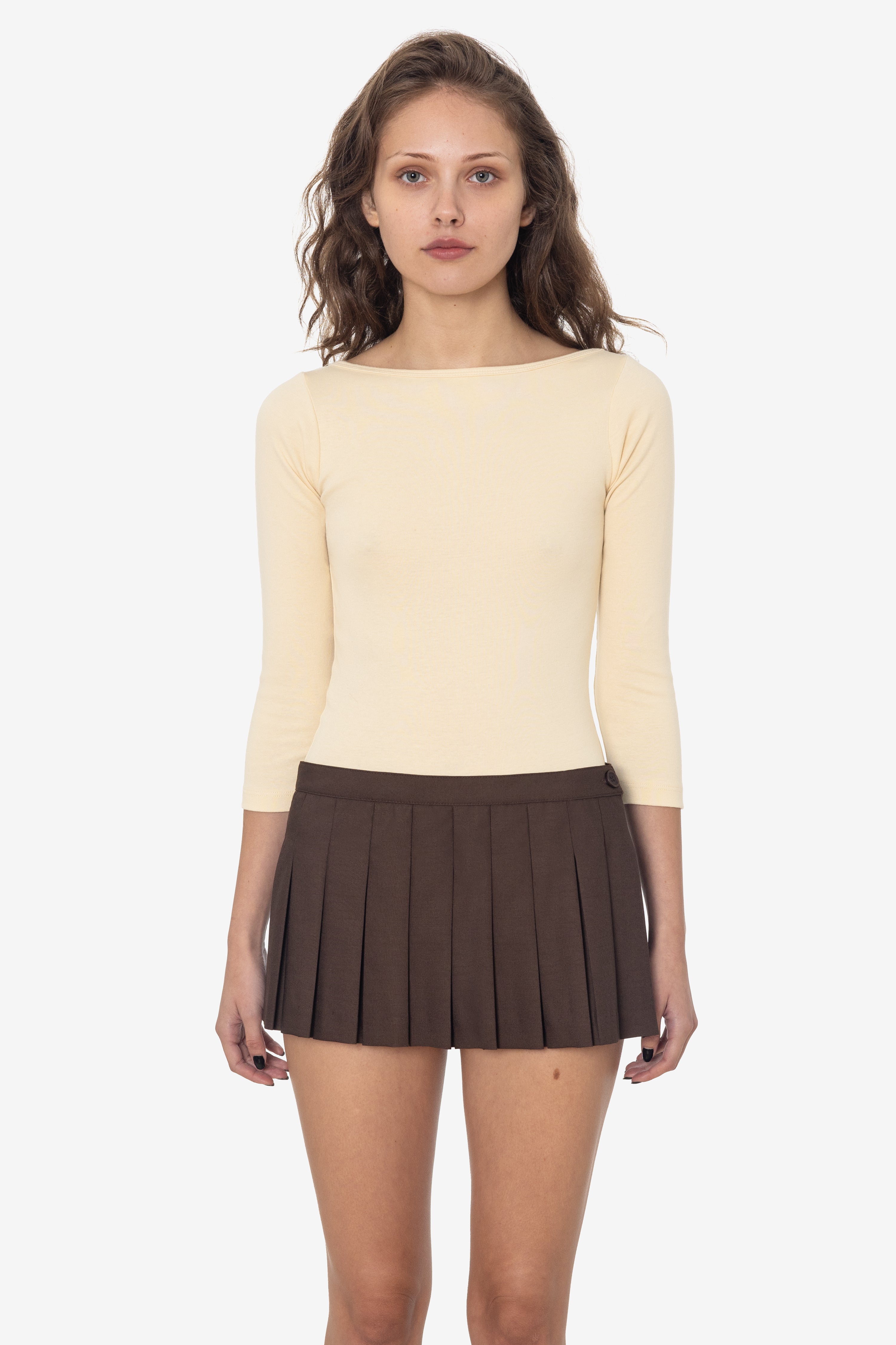 RPR301 - Micro Mini Box Pleat Wrap Skirt – Los Angeles Apparel