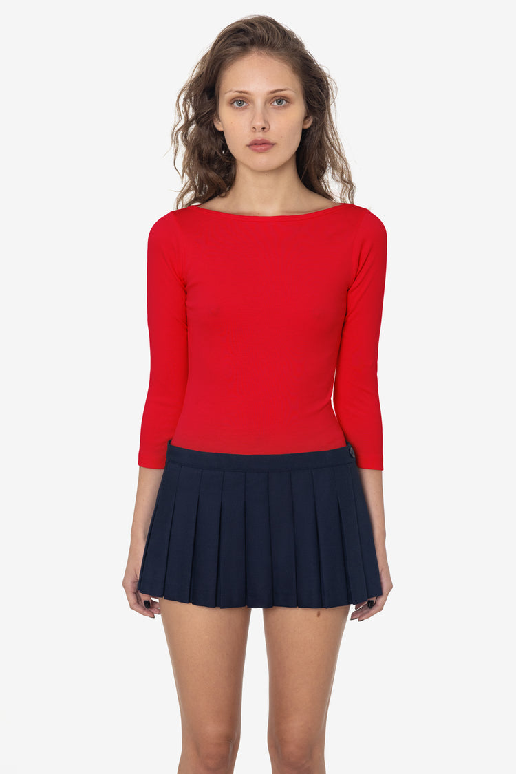 RPR301 - Micro Mini Box Pleat Wrap Skirt