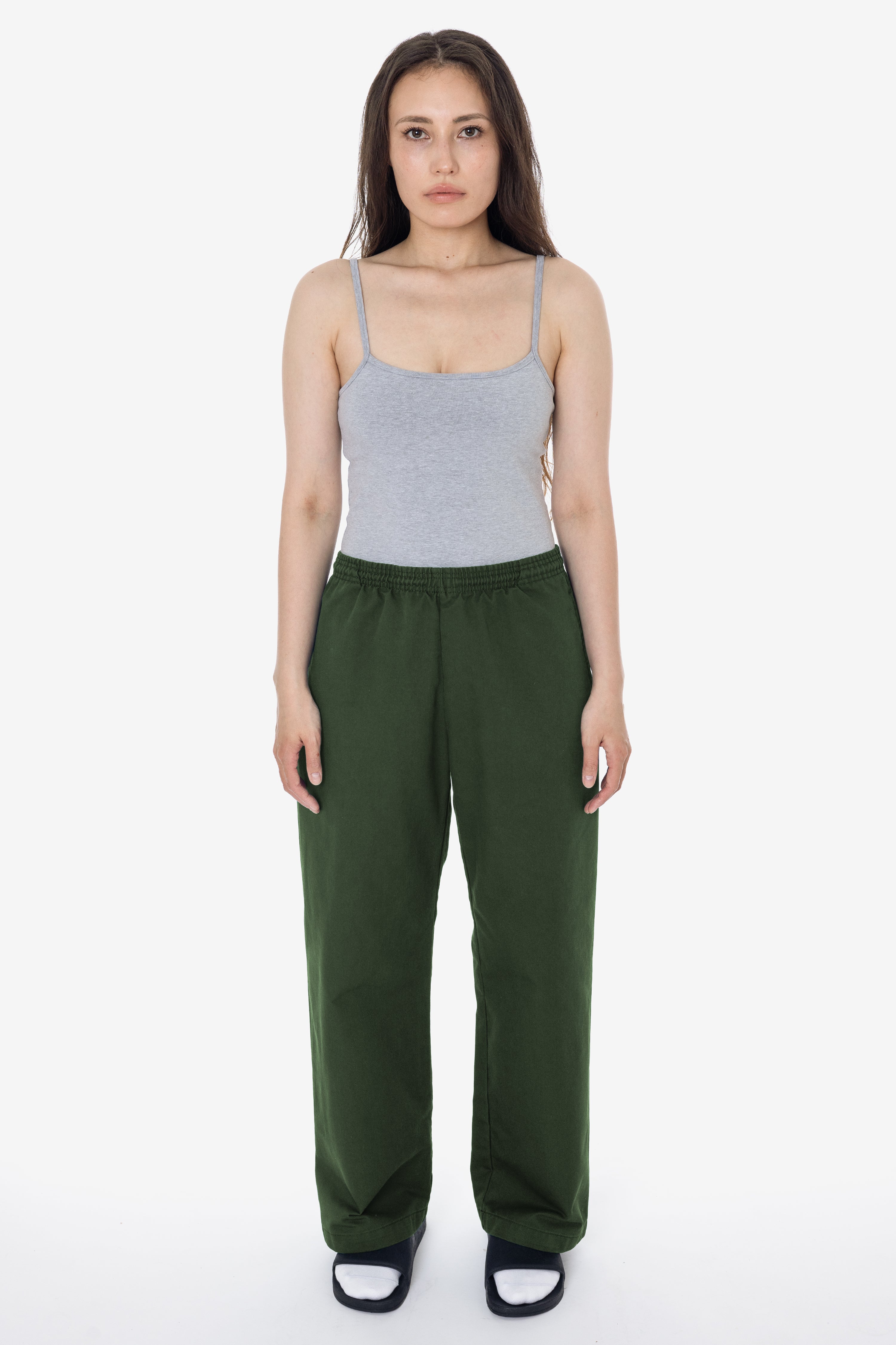 【新品】L'appartement×americana jerseypants RTWL405GD - Prison Pant - Poly Cotton Wide Leg Pant – Los Angeles
