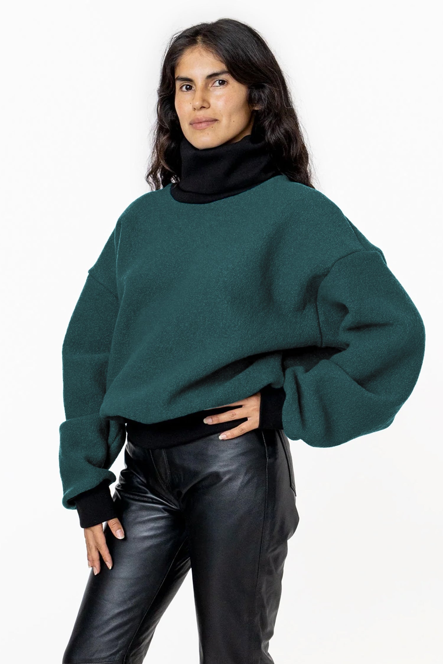 【新品】todayful Layered Turtleneck Knit ミント RWHR313 - Turtleneck Sweater with Heavy Cotton Rib – Los Angeles