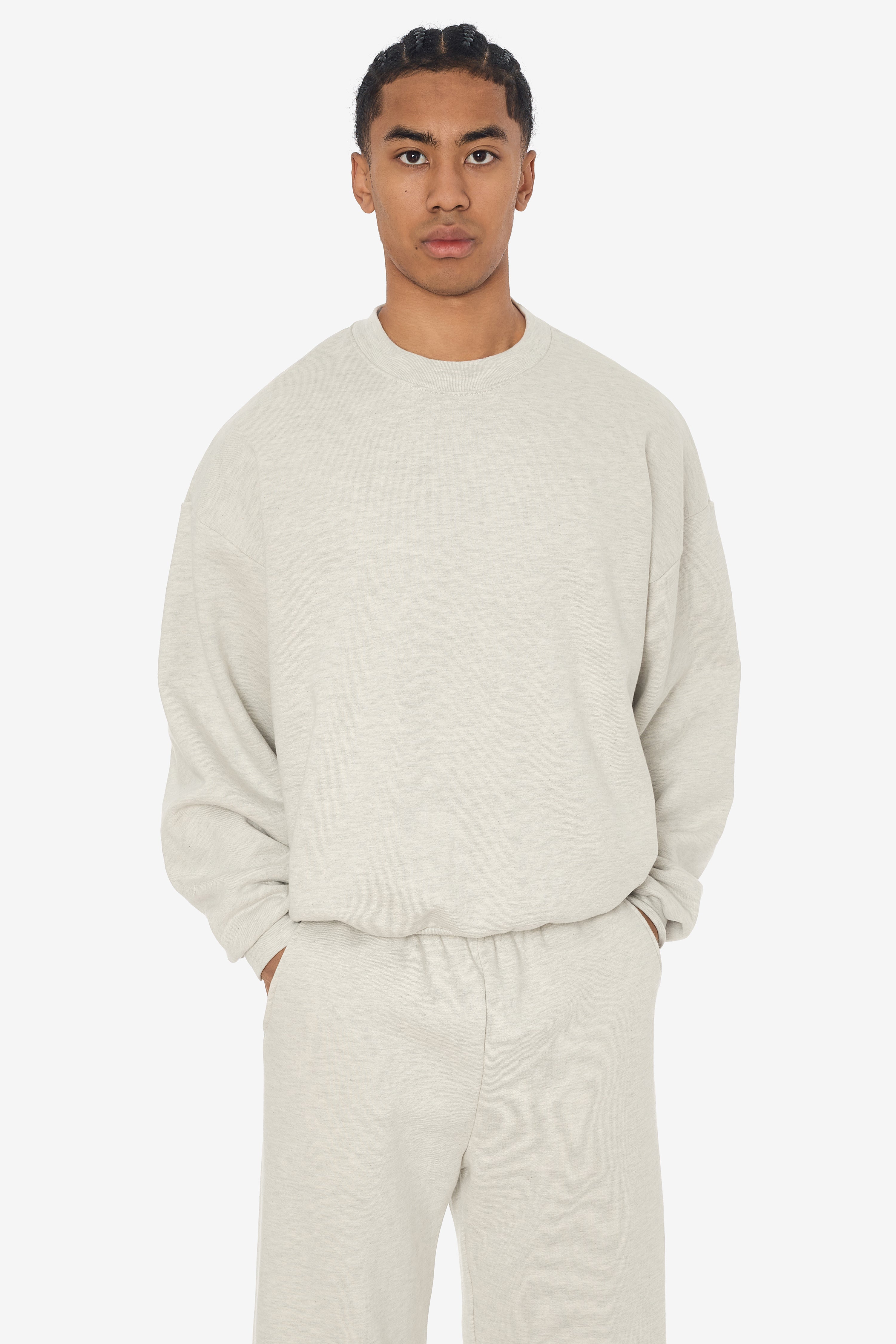 SF1047 - 12oz. Scour Fleece Wide Crewneck – Los Angeles Apparel