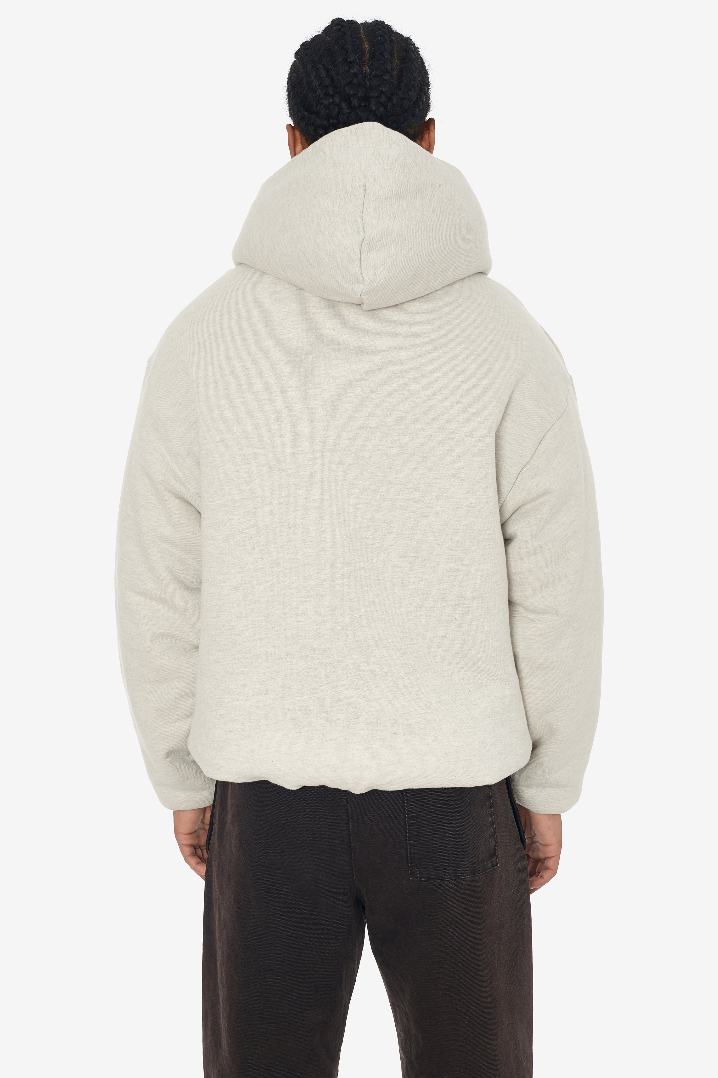 SF4249 - Scour Fleece Puffy Hoodie – Los Angeles Apparel