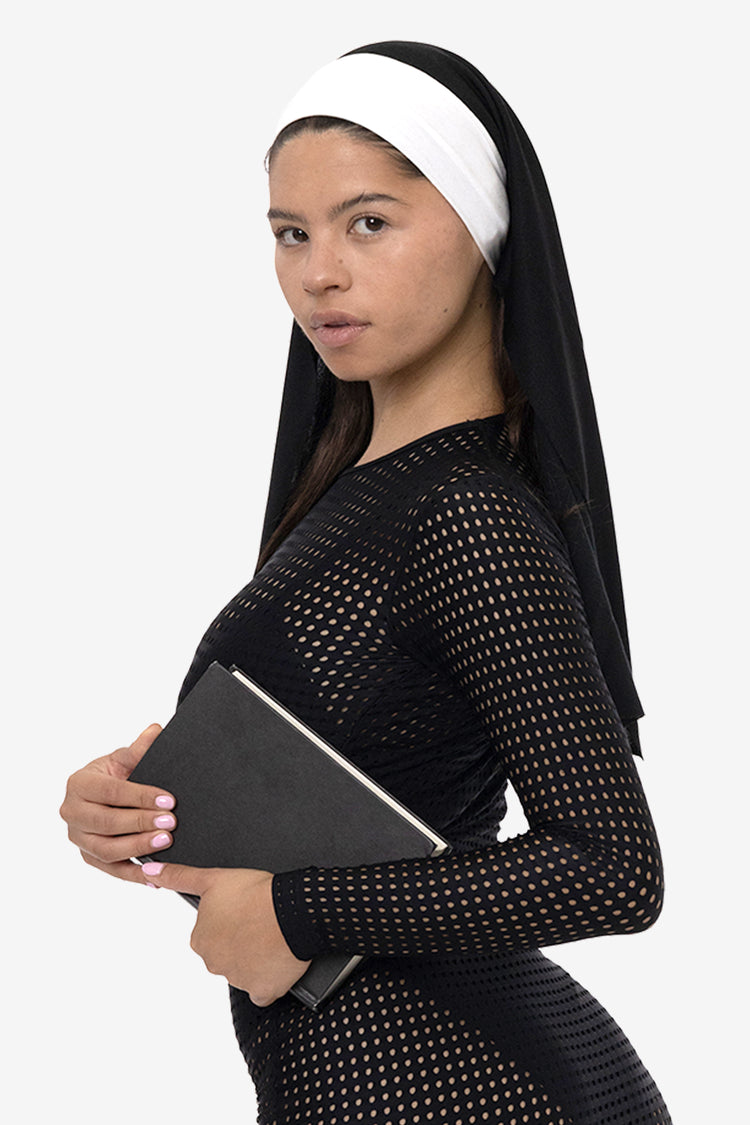 HLWNHDBND - Halloween 'Nun' Headband