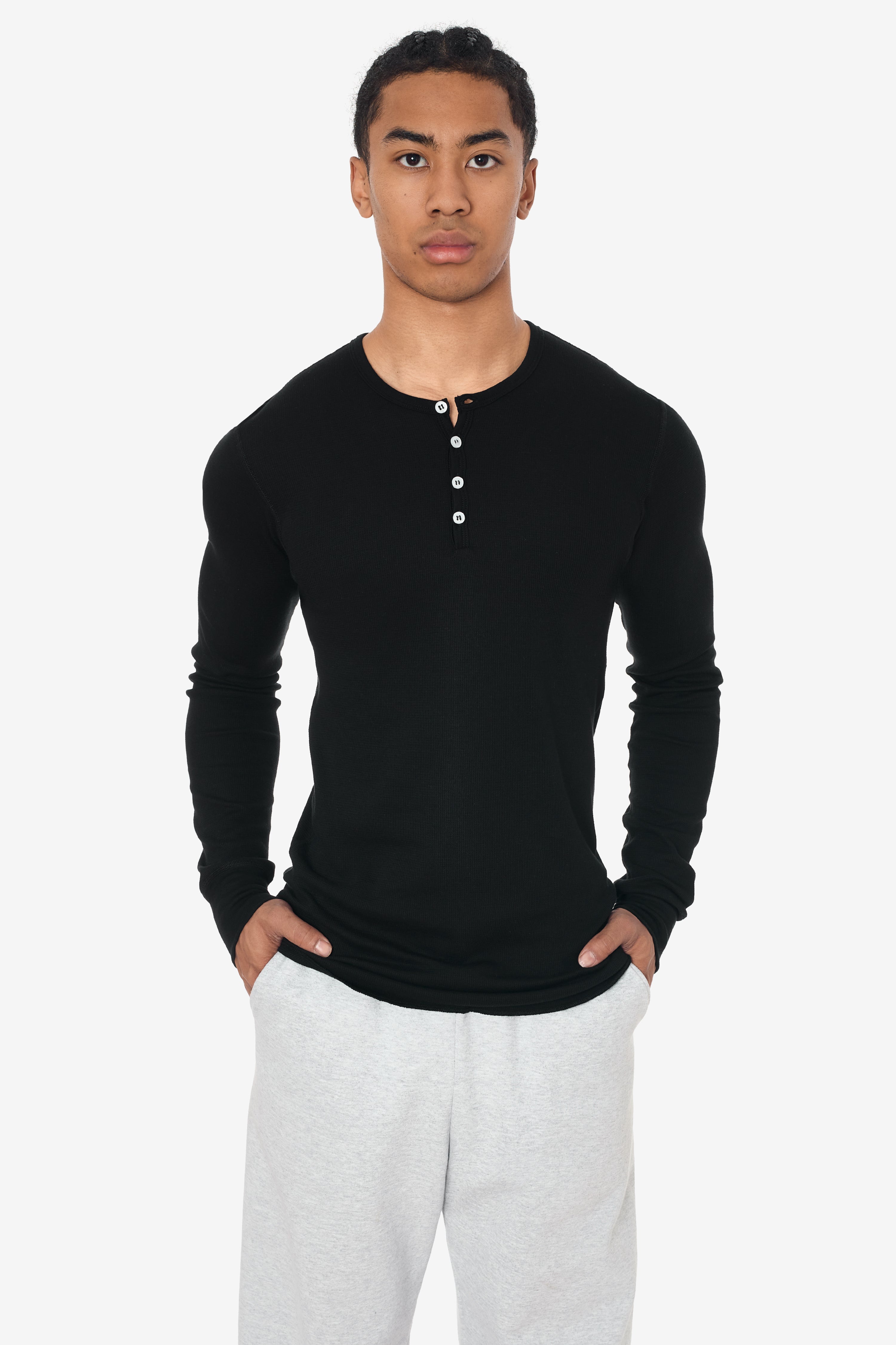 アパルトモンAMERICANA THERMAL BACK HENLEY NECk AMERICANA アメリカーナ THERMAL BACK HENLEY NECK サーマル バック