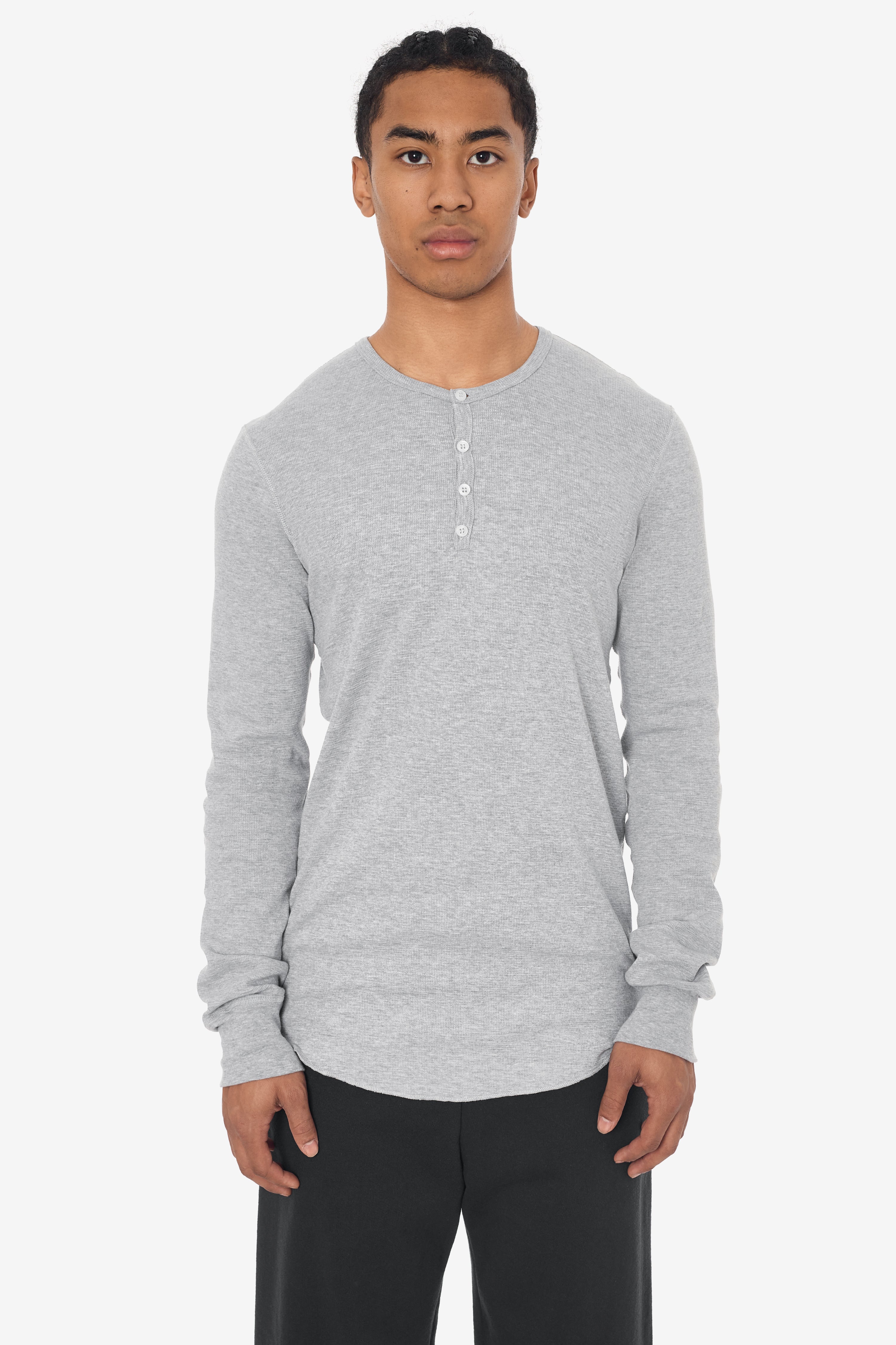 TX458GD - Long Sleeve Heavy Thermal Heritage Henley – Los Angeles