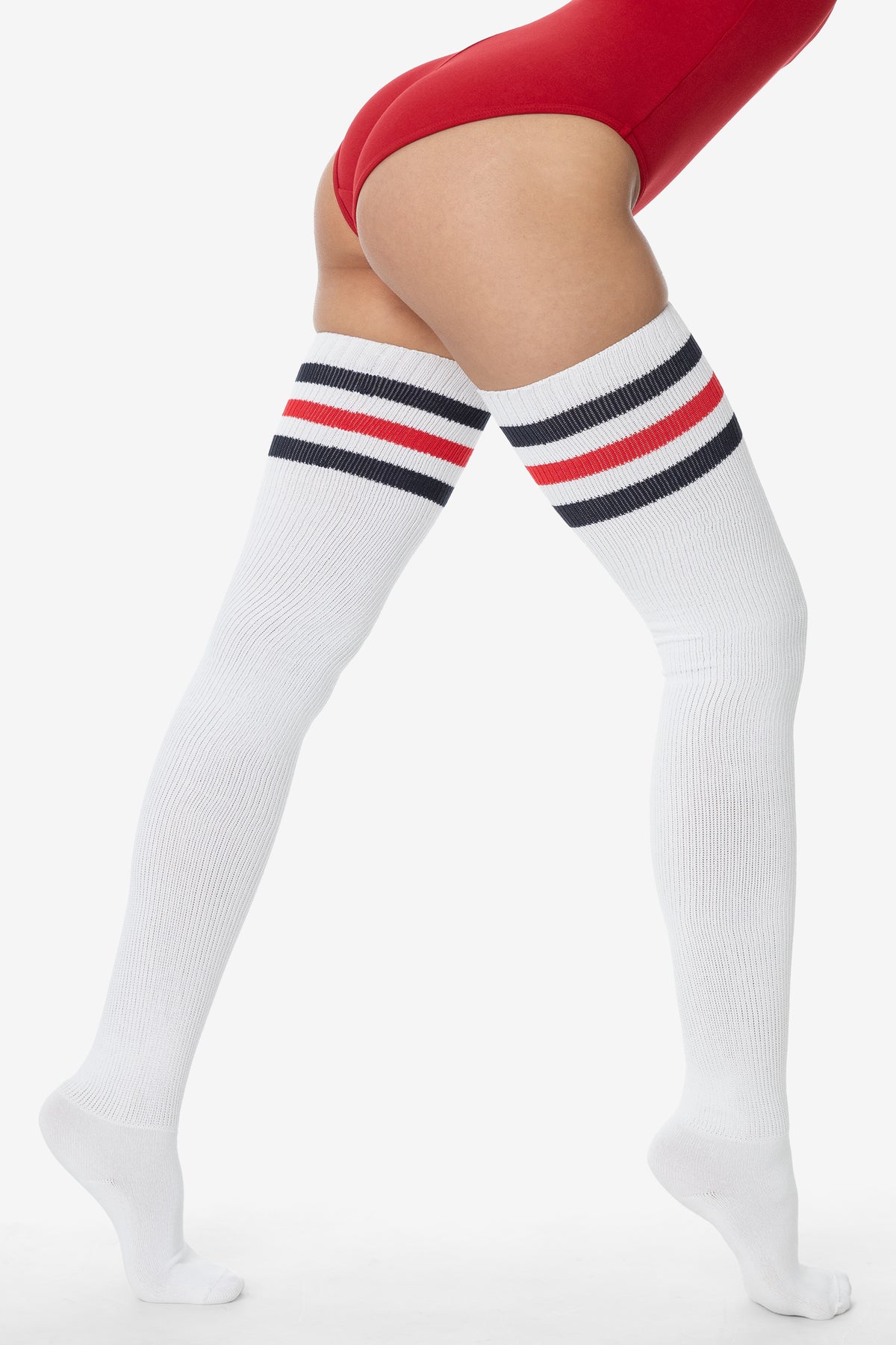 White/Navy Red Str