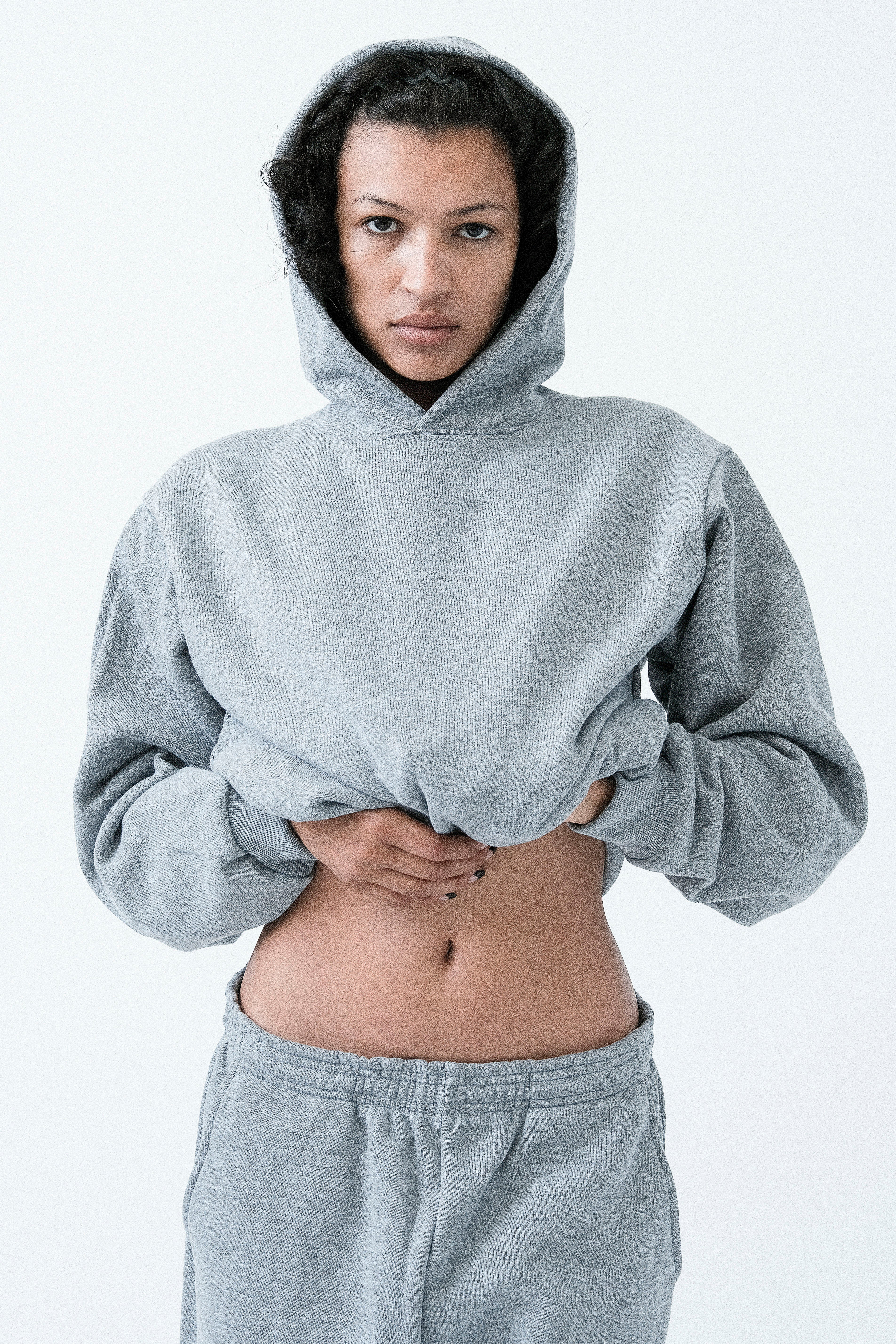 TRF09 - 12 oz. Tri-Blend Gabardine Fleece Hoodie – Los Angeles Apparel