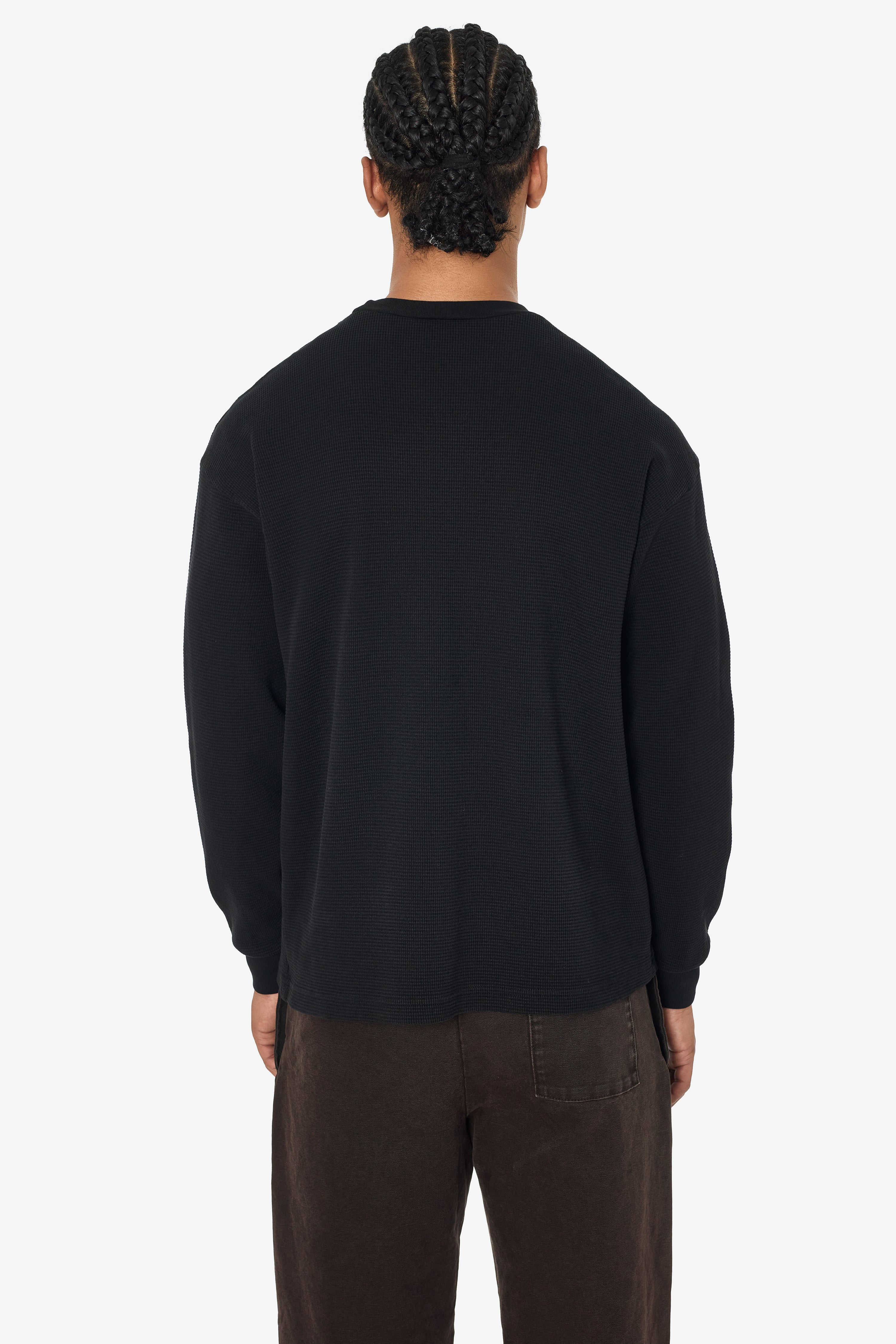 TX407GD - Long Sleeve Heavy Thermal Crew Neck – Los Angeles Apparel