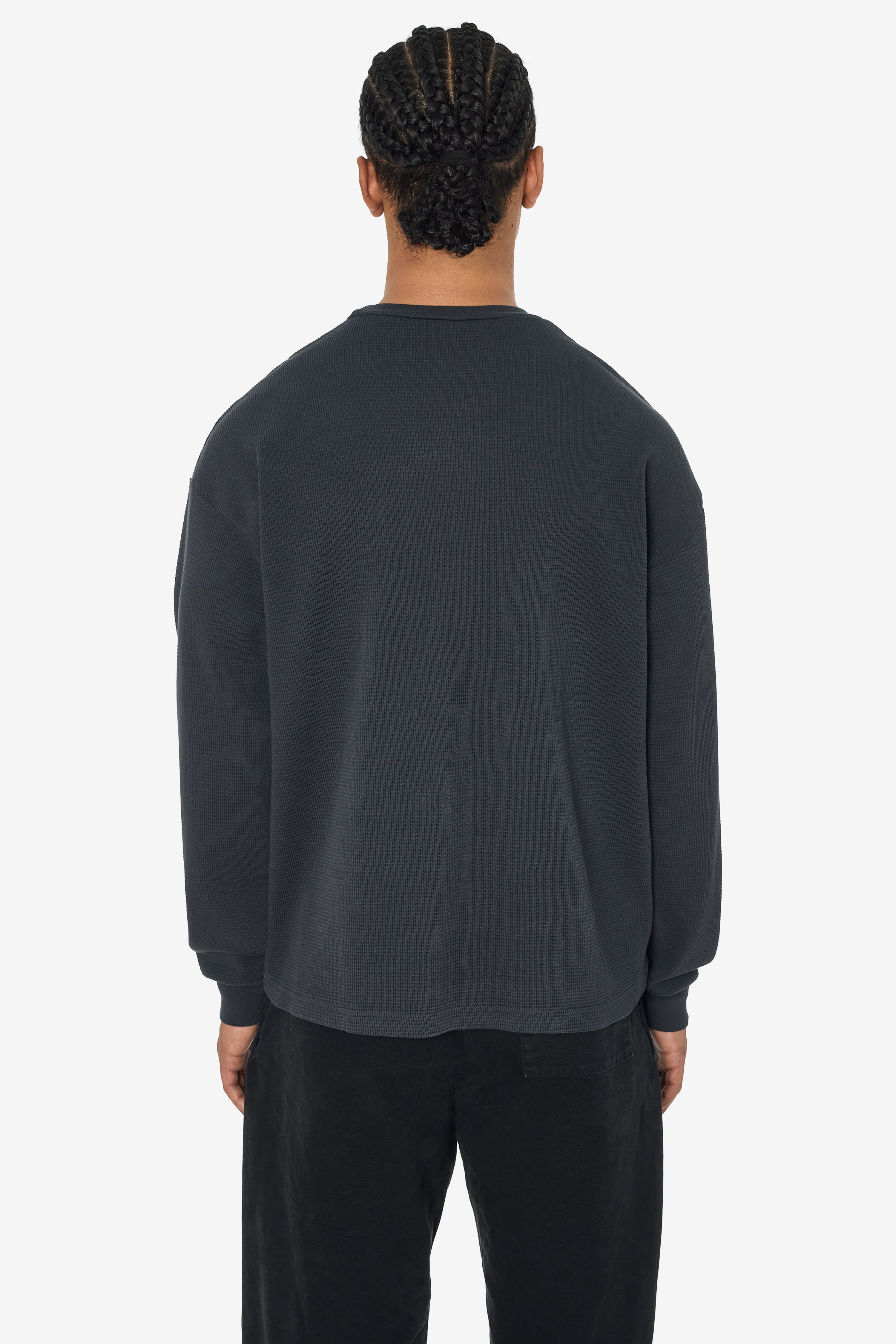 TX407GD - Long Sleeve Heavy Thermal Crew Neck – Los Angeles Apparel
