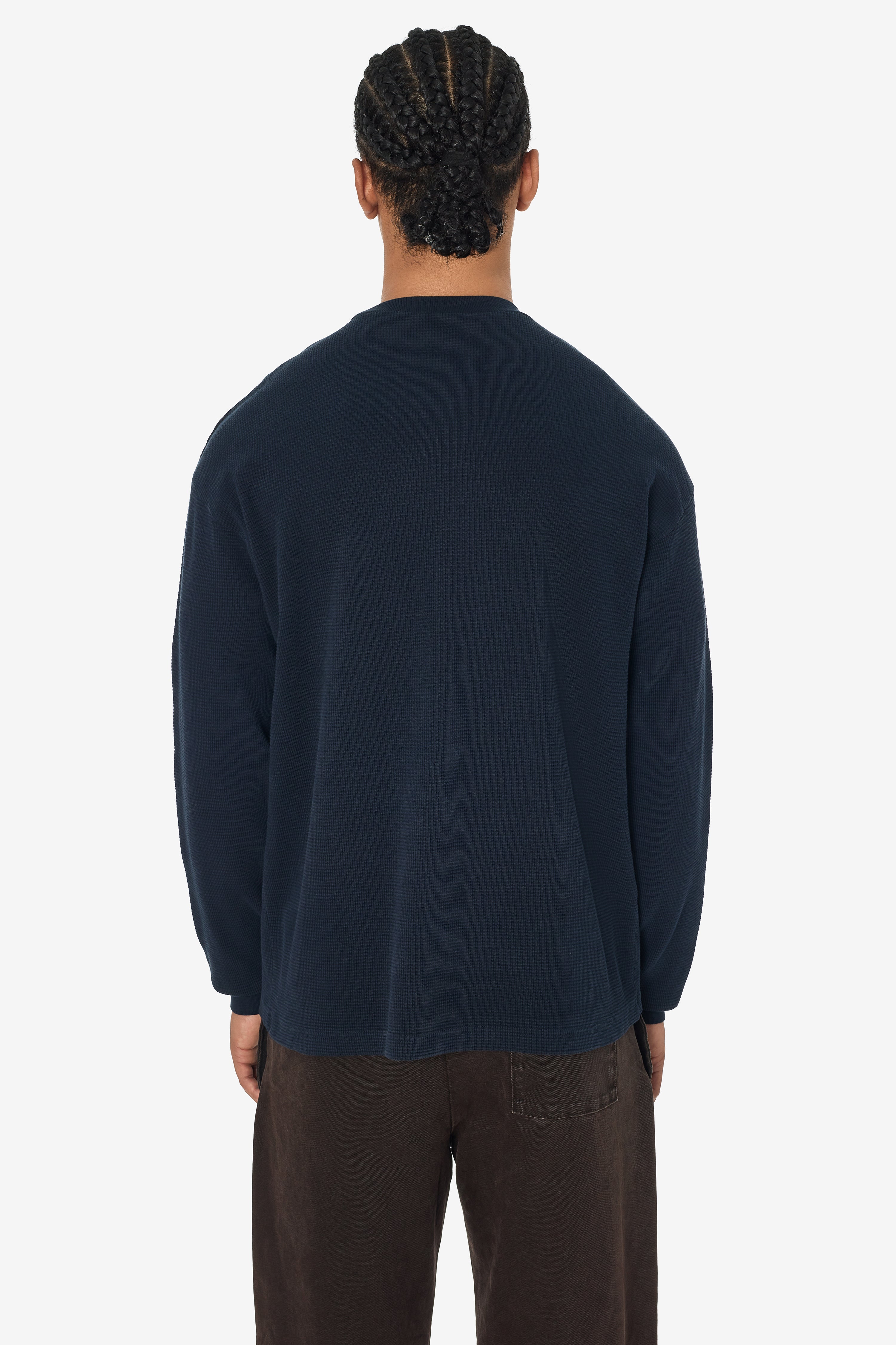 TX407GD - Long Sleeve Heavy Thermal Crew Neck – Los Angeles Apparel