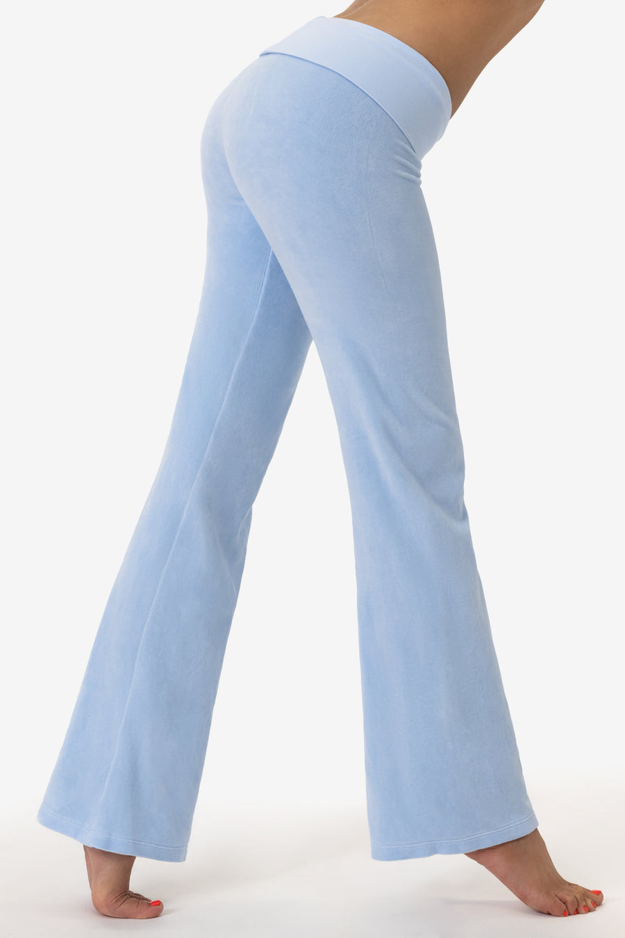 Frost velour flared yoga legging
