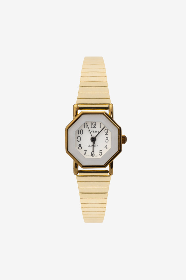 WCHOCT01 - Octogonal Gold Watch
