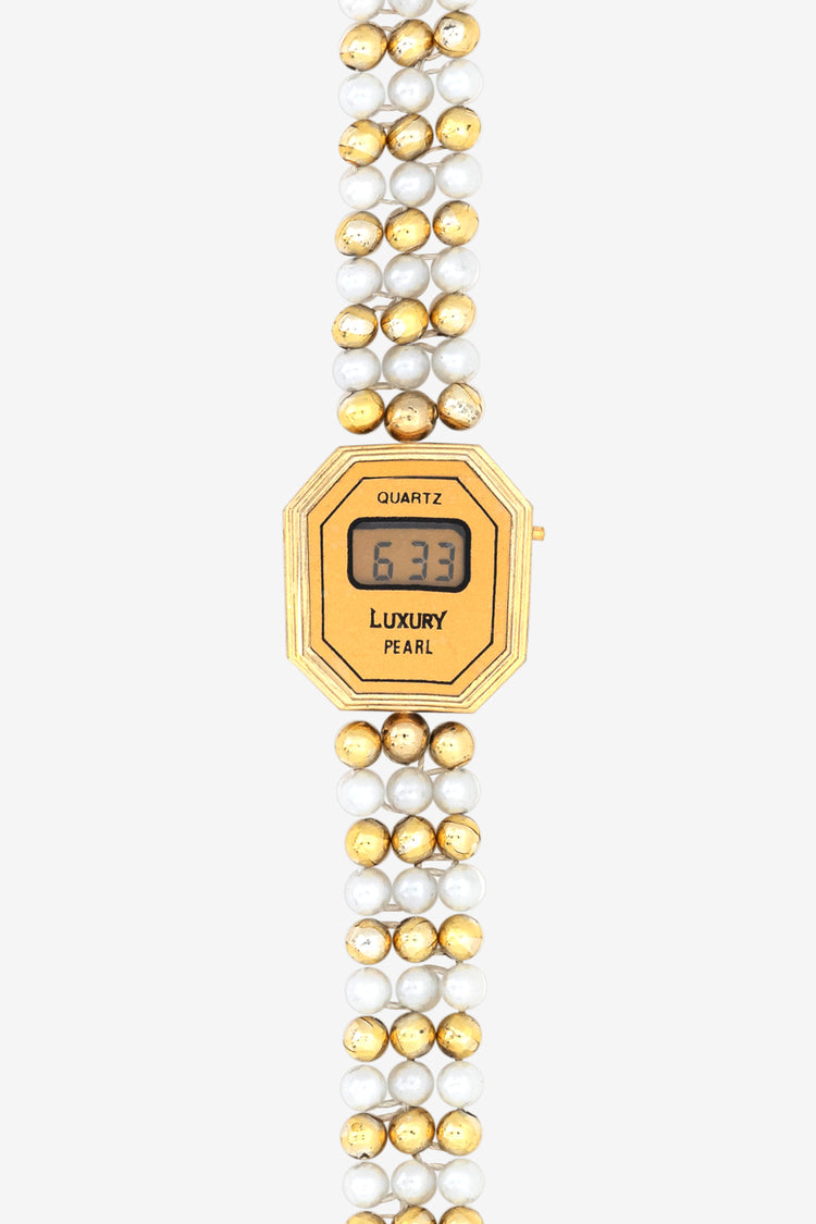 WCHRLUXB - Ladies 1980s Pearl Watch