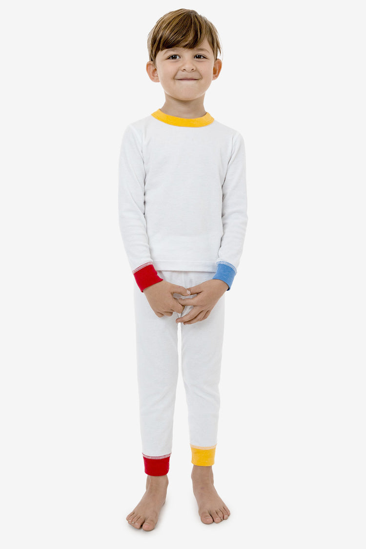 FFR107 - Kids 50/50 Long Sleeve Rib Top