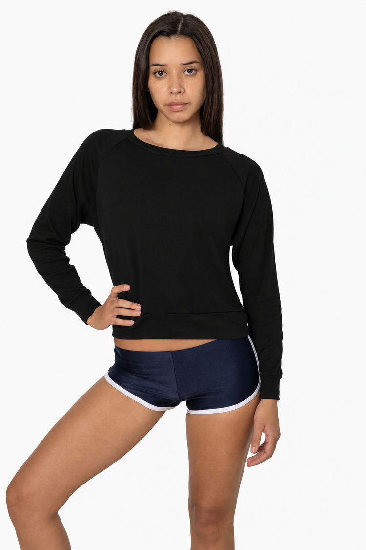 BR3094 - Women's Tri-Blend Rib Pullover