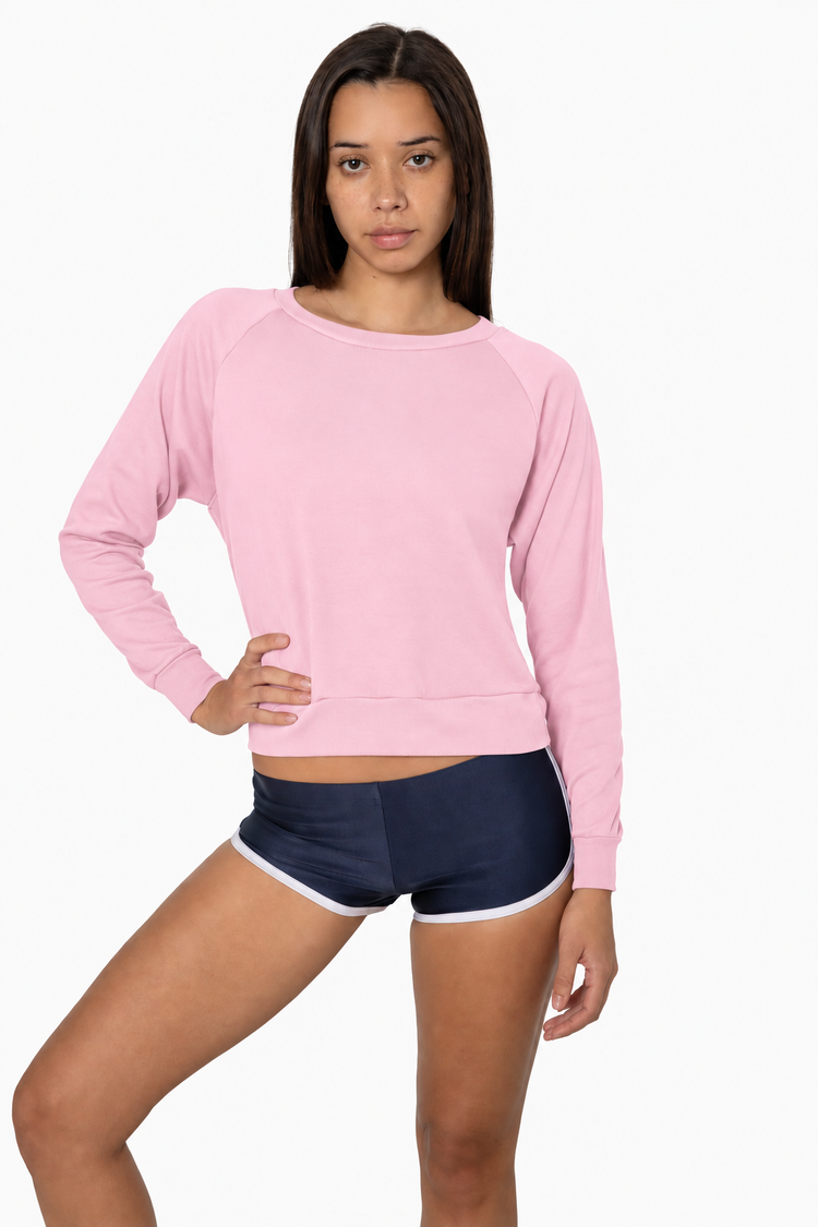 BR3094 - Women's Tri-Blend Rib Pullover