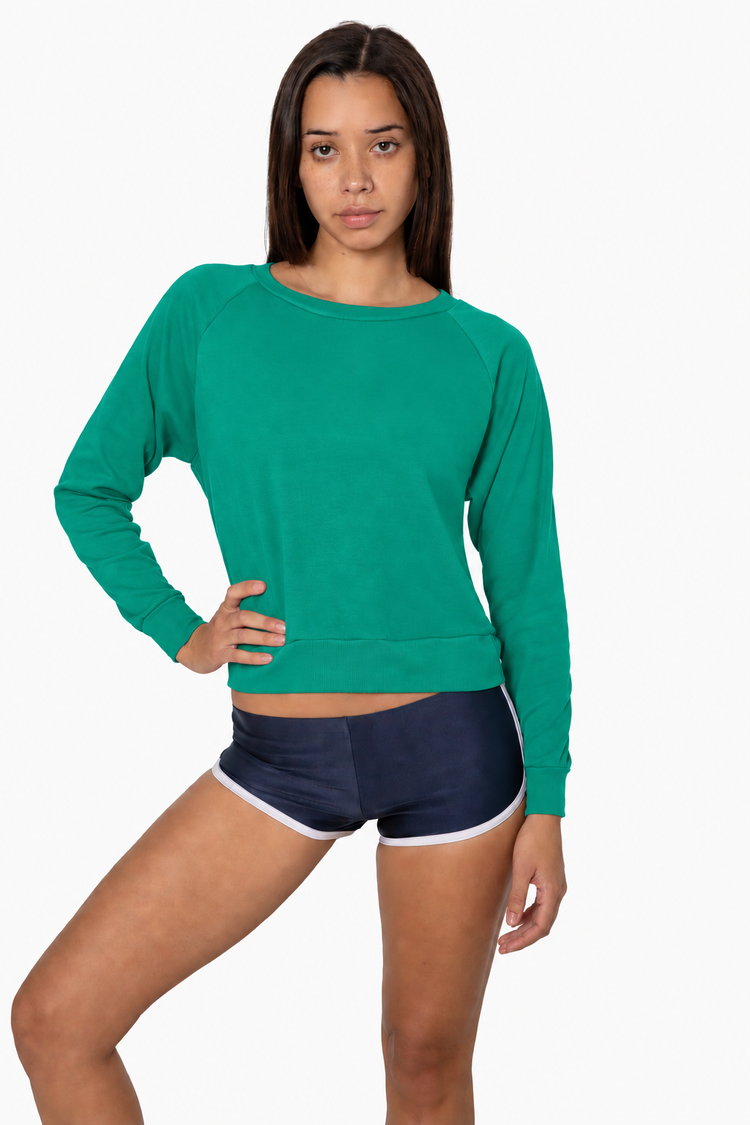BR3094 - Women's Tri-Blend Rib Pullover