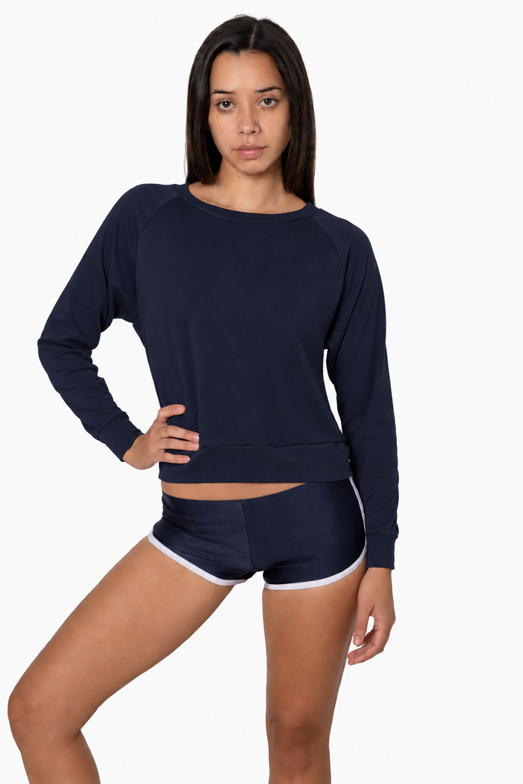 BR3094 - Women's Tri-Blend Rib Pullover