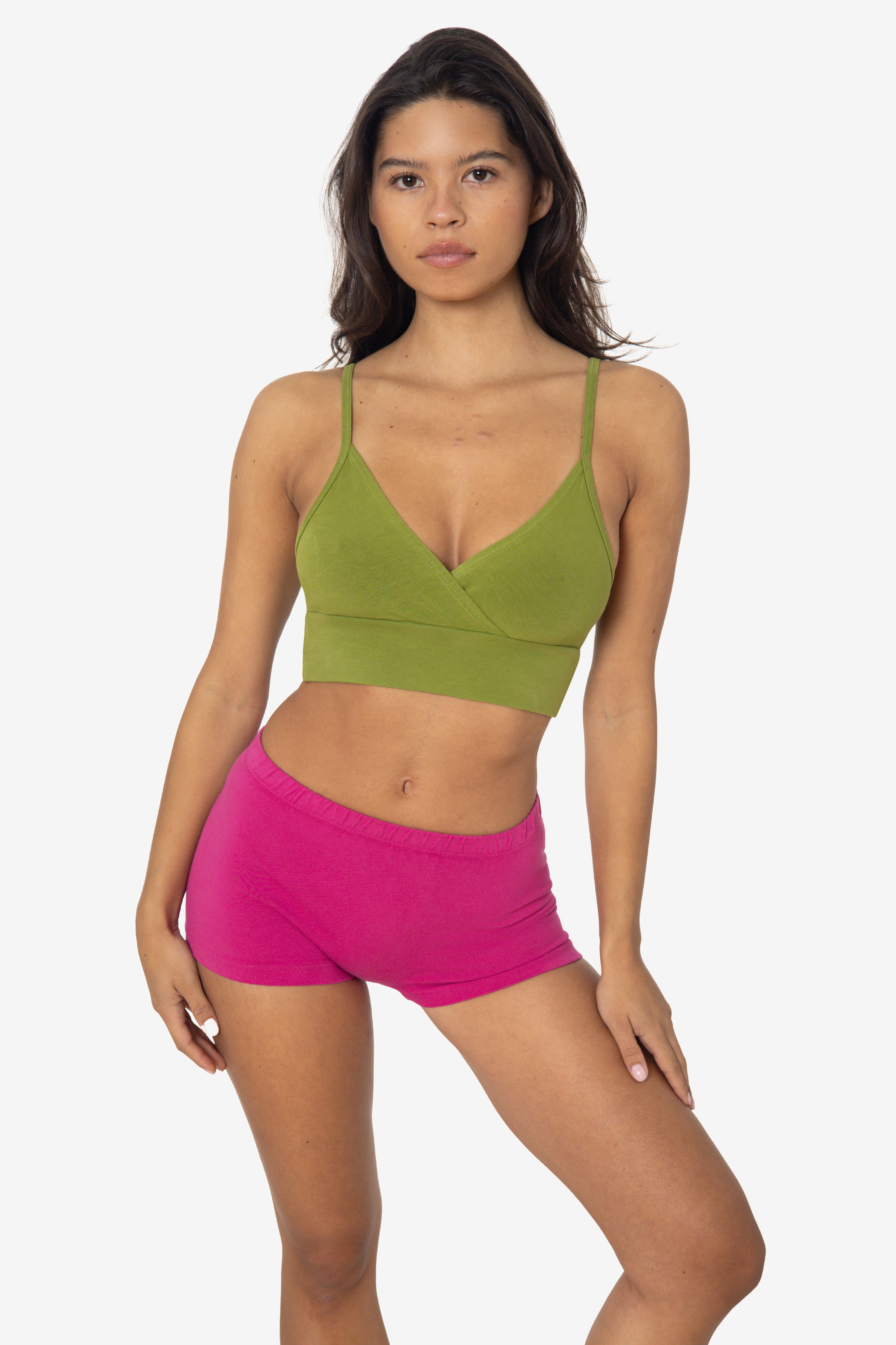 トップス Viange 83076GD - Crossover Wrap Crop Top – Los Angeles Apparel