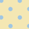 baby yellow/baby blue polka dots