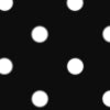 black/white polka dots