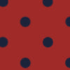red/navy polka dots