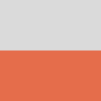 silver/orange