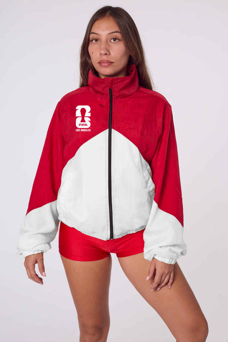 Fifa Nylon Crinkle Zip-Up Windbreaker Mexico