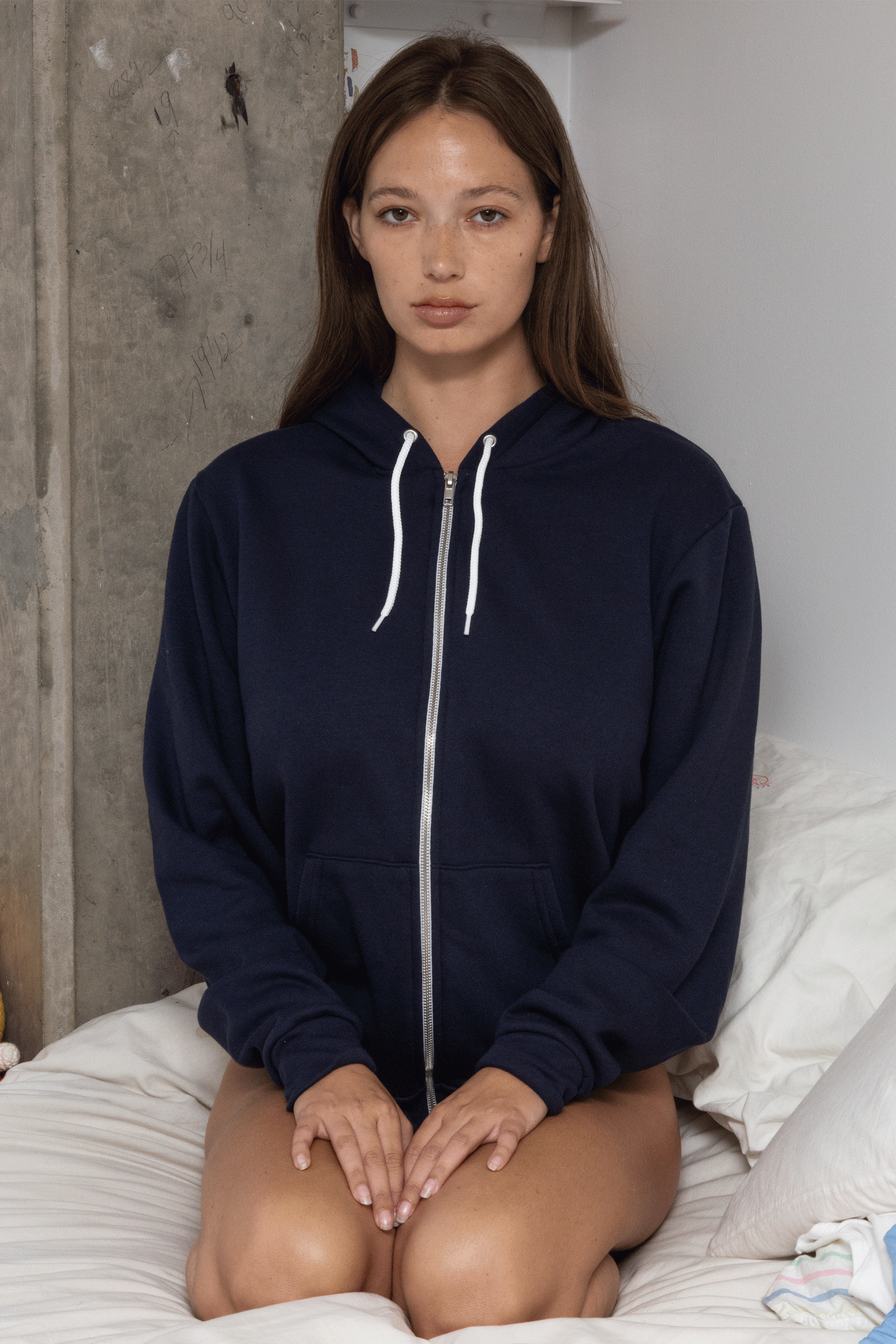 F97 - Flex Fleece Zip Up Hoodie – Los Angeles Apparel F97 - Flex Fleece Zip Up Hoodie – Los Angeles Apparel