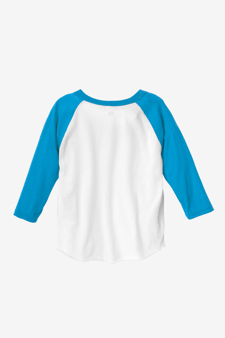 FF1053 - Toddler 3/4 Sleeve Poly Cotton Raglan