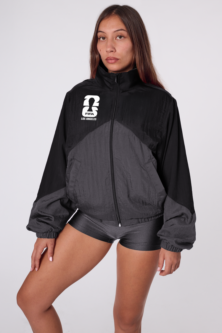 FIFA Zip-Up Windbreaker Black/Grey