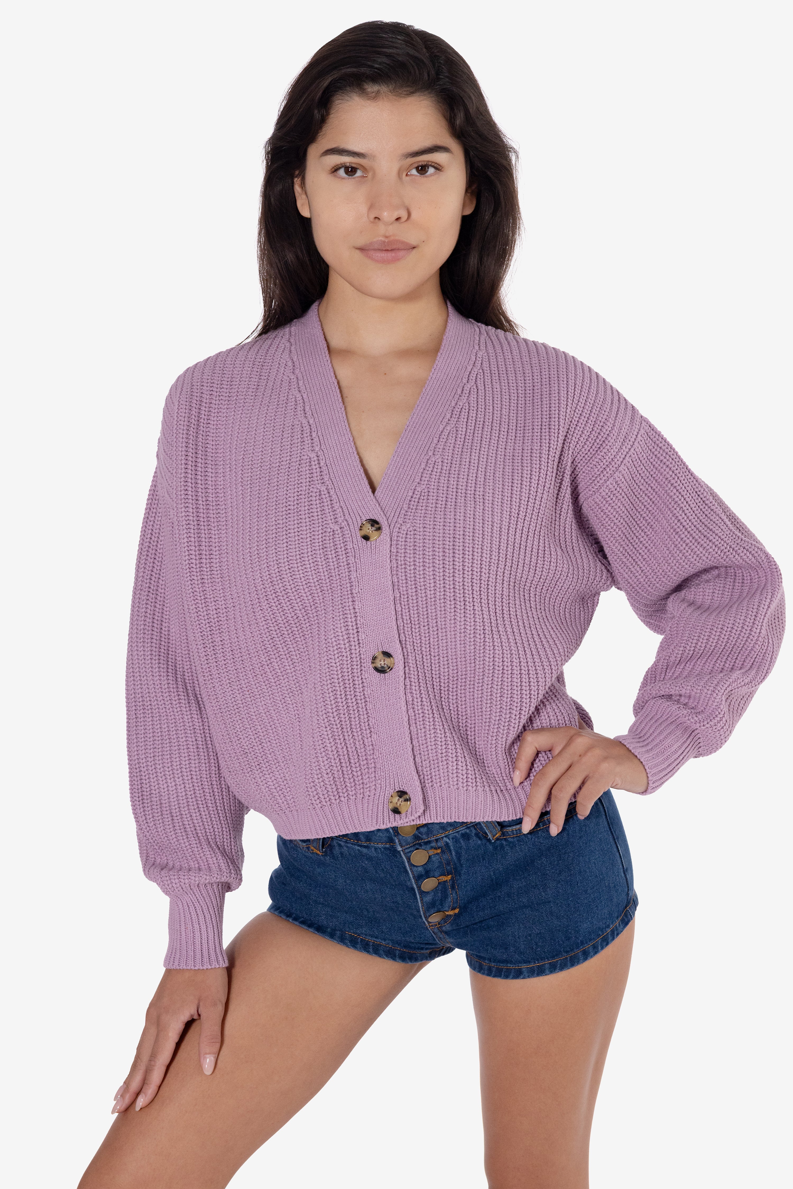 FM35GD - Fisherman Cropped Cardigan – Los Angeles Apparel