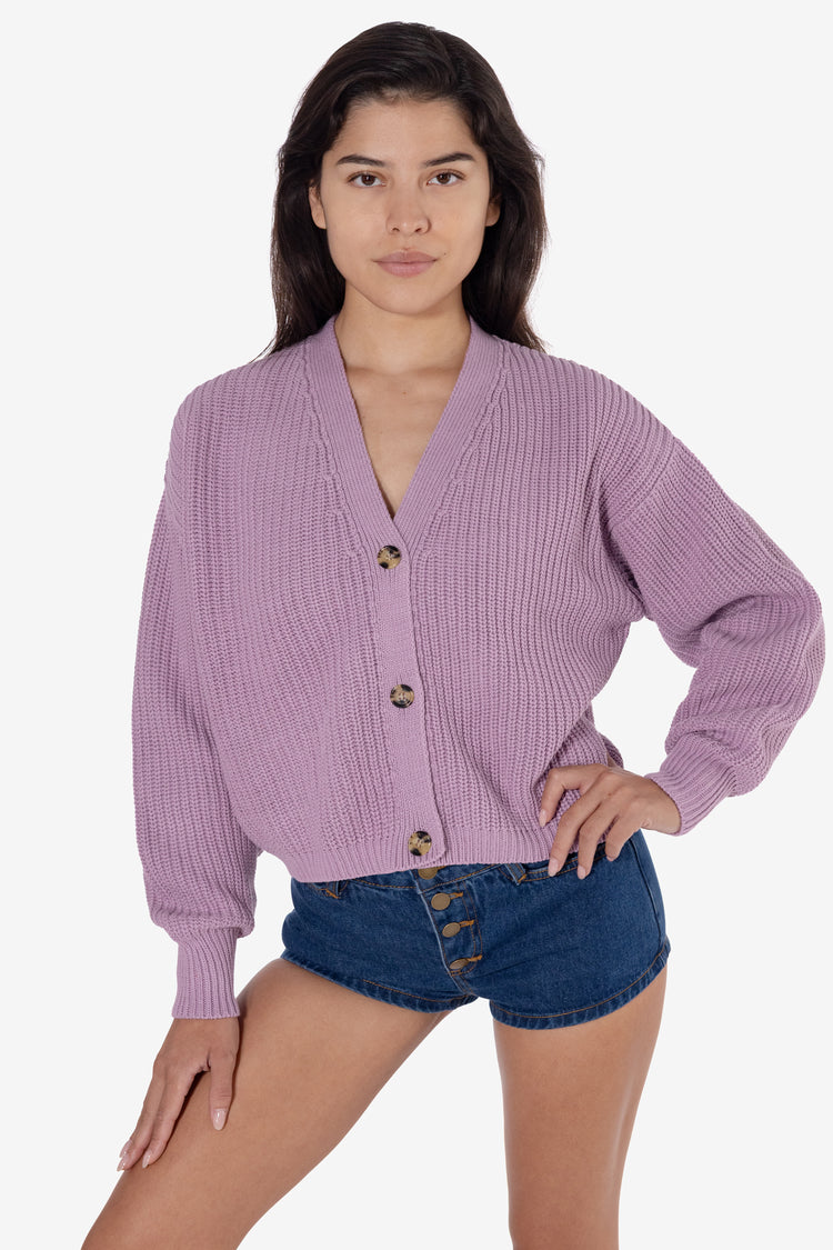 FM35GD - Fisherman Cropped Cardigan
