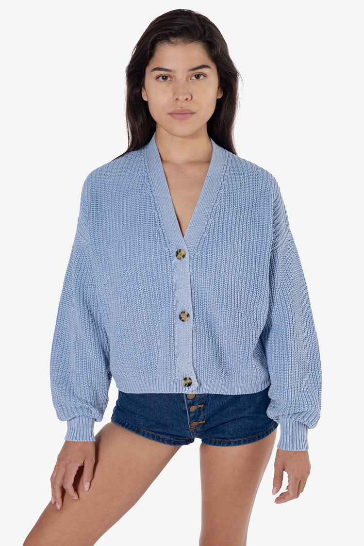 FM35GD - Fisherman Cropped Cardigan