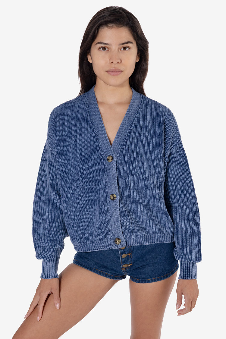 FM35GD - Fisherman Cropped Cardigan